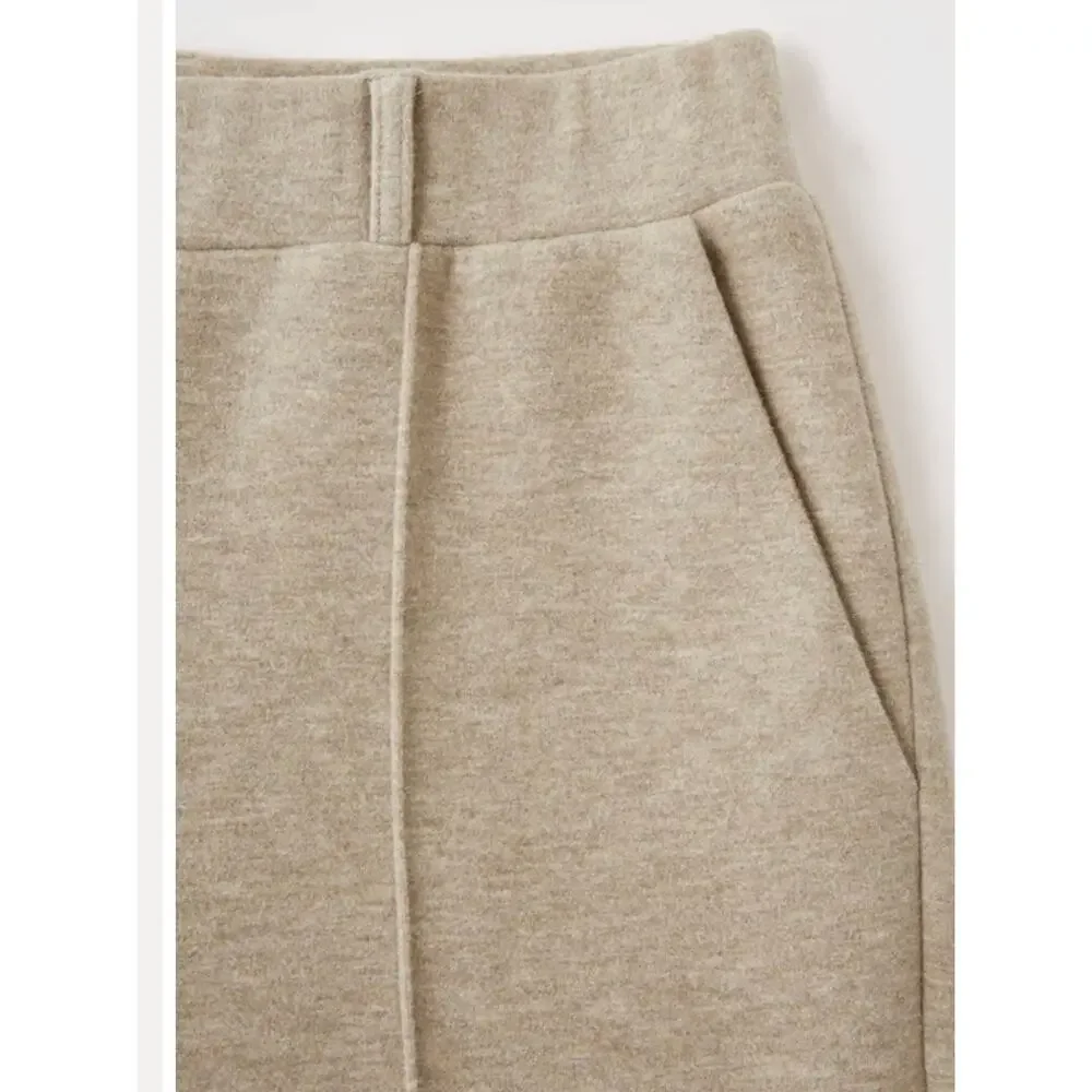 New OGL FuzzLuxe 2Pcs Set Split Hem Top & High Waisted Straight Leg Pant Small - Picture 5 of 8